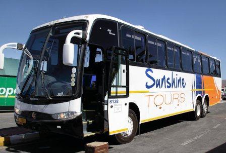 Sunshine Tours Shuttle bus